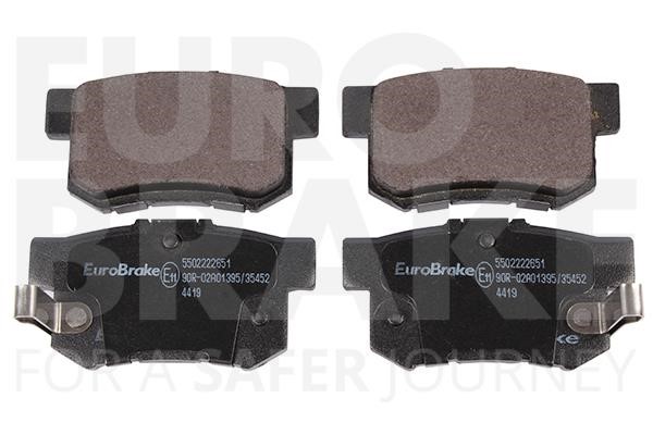 Eurobrake 5502222651 Brake Pad Set, disc brake 5502222651