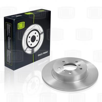 Trialli DF 140217 Rear brake disc, non-ventilated DF140217