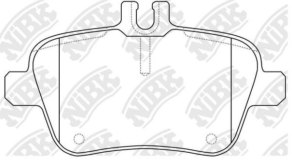 NiBK PN31010W Brake Pad Set, disc brake PN31010W