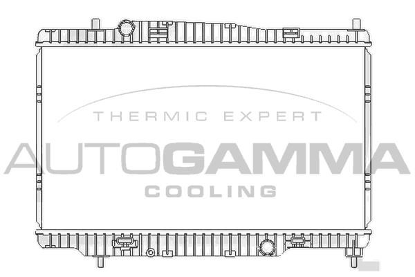 Autogamma 107763 Radiator, engine cooling 107763
