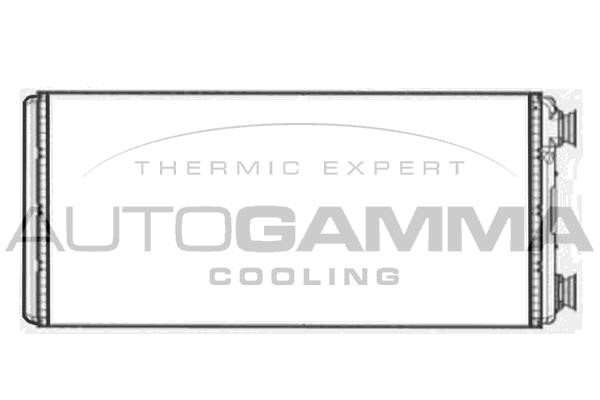 Autogamma 107768 Heat Exchanger, interior heating 107768