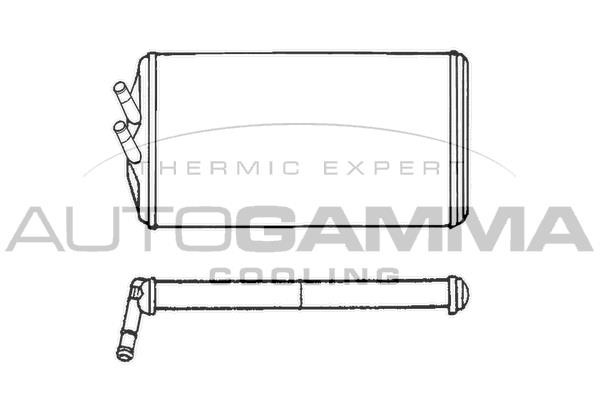Autogamma 304512 Heat Exchanger, interior heating 304512
