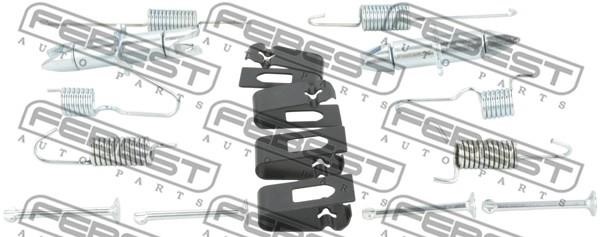 Brake pad accessory kit Nissan Leaf: 0204F15ERKIT Febest Brake pad fitting kit