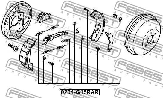 Buy Febest 0204-G15RAR-KIT at a low price in United Arab Emirates!