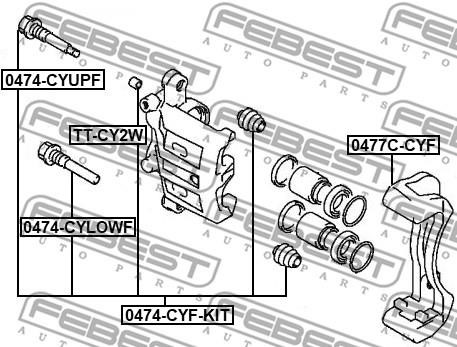 Buy Febest 0477C-CYF at a low price in United Arab Emirates!
