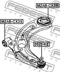 Buy Febest MZAB-CX3S at a low price in United Arab Emirates!
