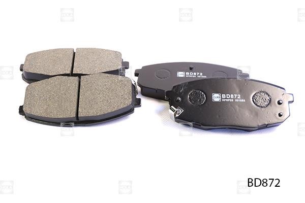 Brake Pad Set, disc brake Hola BD872