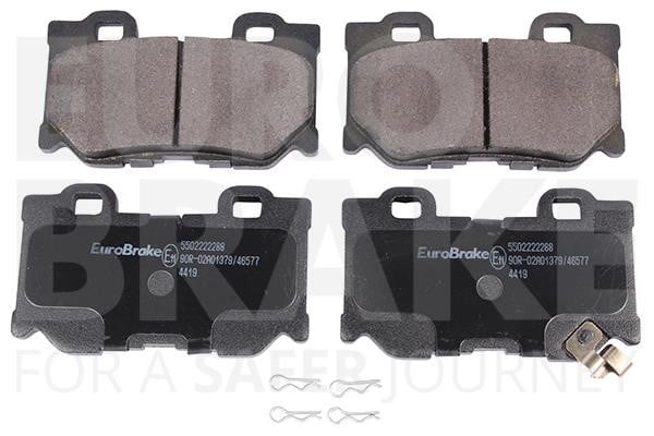 Eurobrake 5502222288 Brake Pad Set, disc brake 5502222288