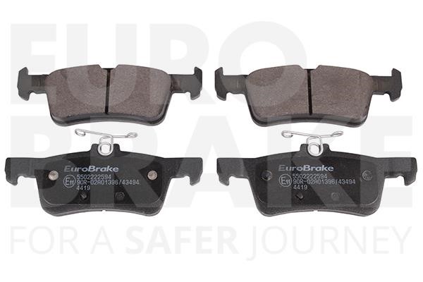 Eurobrake 5502222594 Brake Pad Set, disc brake 5502222594