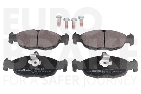 Eurobrake 5502221217 Brake Pad Set, disc brake 5502221217