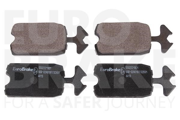 Eurobrake 5502221901 Brake Pad Set, disc brake 5502221901