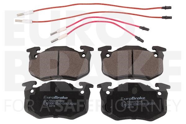 Eurobrake 5502221918 Brake Pad Set, disc brake 5502221918