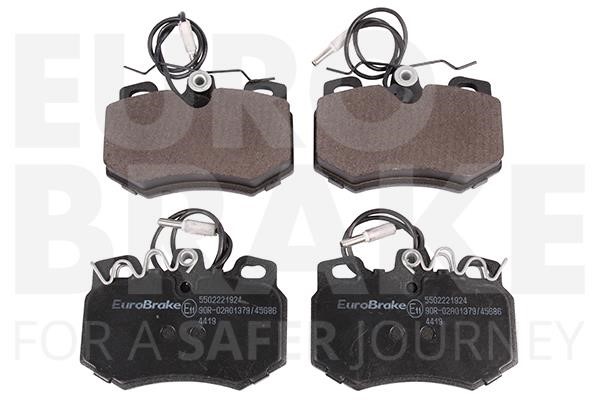 Eurobrake 5502221924 Brake Pad Set, disc brake 5502221924