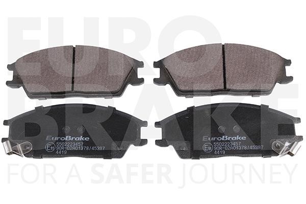 Eurobrake 5502223457 Brake Pad Set, disc brake 5502223457