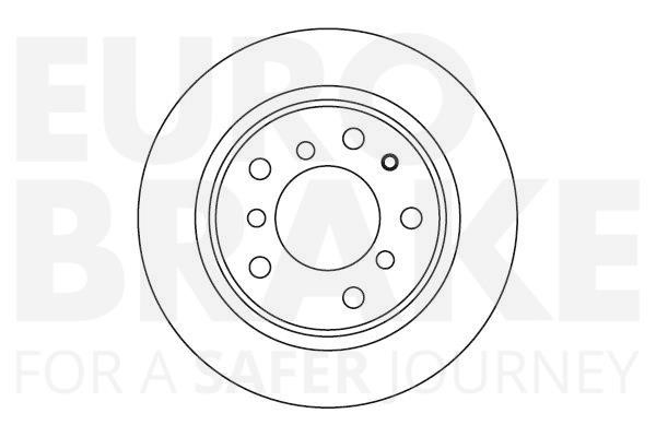 Eurobrake 5815201503 Brake disk 5815201503