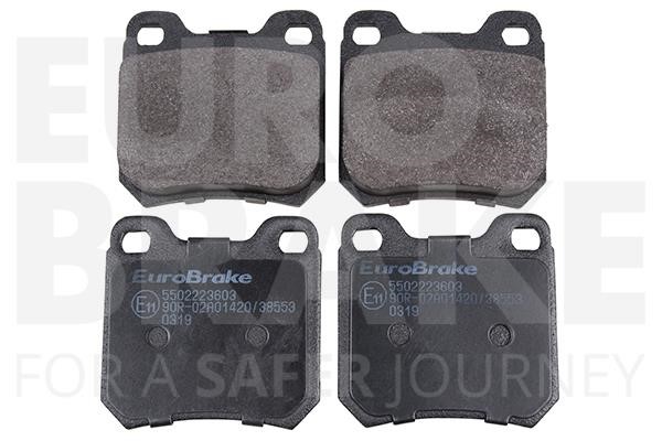 Eurobrake 5502223603 Brake Pad Set, disc brake 5502223603