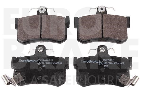 Eurobrake 5502224017 Brake Pad Set, disc brake 5502224017