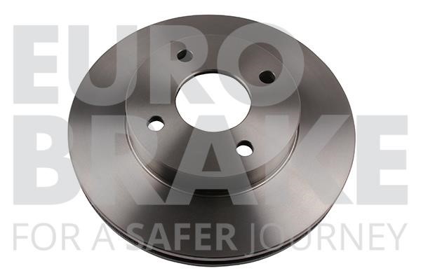 Eurobrake 5815202537 Front brake disc ventilated 5815202537