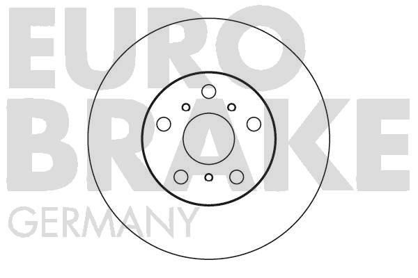 Eurobrake 5815204538 Brake disc 5815204538