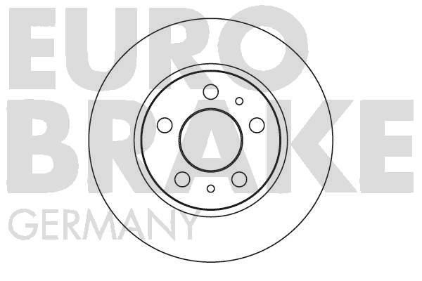 Eurobrake 5815204802 Brake disc 5815204802