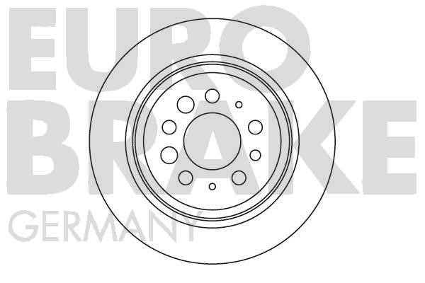 Eurobrake 5815204803 Brake disc 5815204803