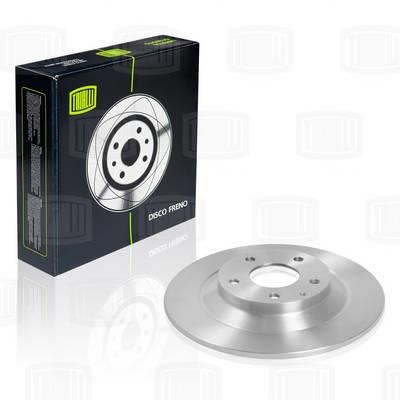 Trialli DF 250110 Rear brake disc, non-ventilated DF250110