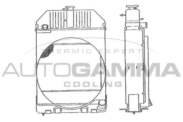 Autogamma 403994 Radiator, engine cooling 403994