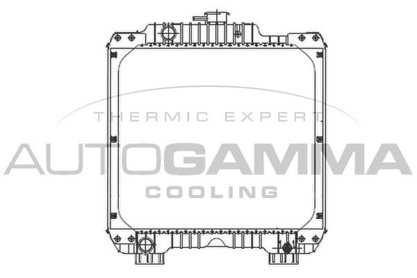 Autogamma 404918 Radiator, engine cooling 404918