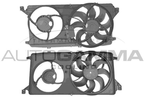 Autogamma GA224019 Hub, engine cooling fan wheel GA224019
