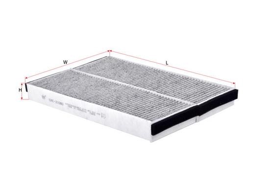 Sakura CAC-31080-S Activated Carbon Cabin Filter CAC31080S