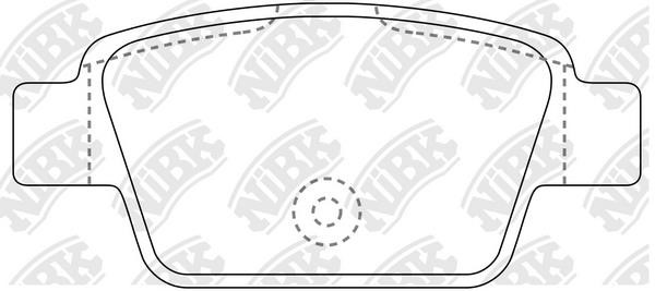 NiBK PN0515 Brake Pad Set, disc brake PN0515