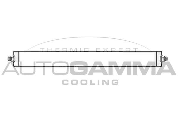 Autogamma 105495 Oil Cooler, engine oil 105495