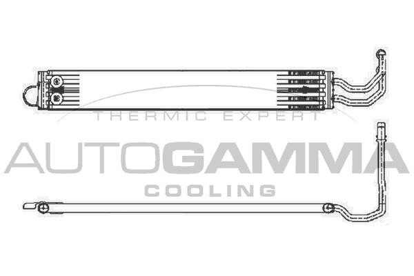 Autogamma 103893 Oil Cooler, engine oil 103893