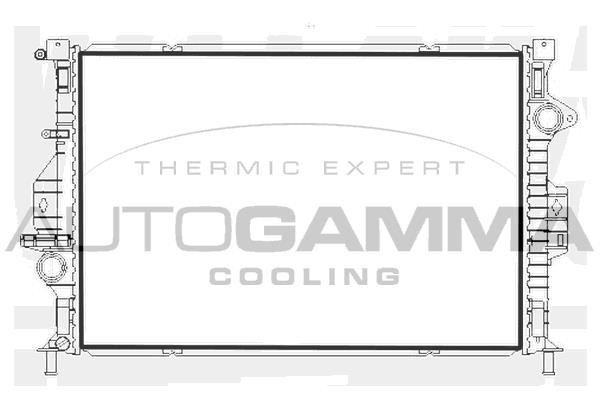 Autogamma 107216 Radiator, engine cooling 107216