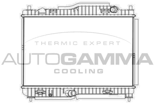 Autogamma 107582 Radiator, engine cooling 107582