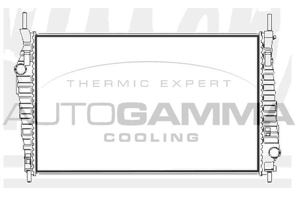 Autogamma 107730 Radiator, engine cooling 107730