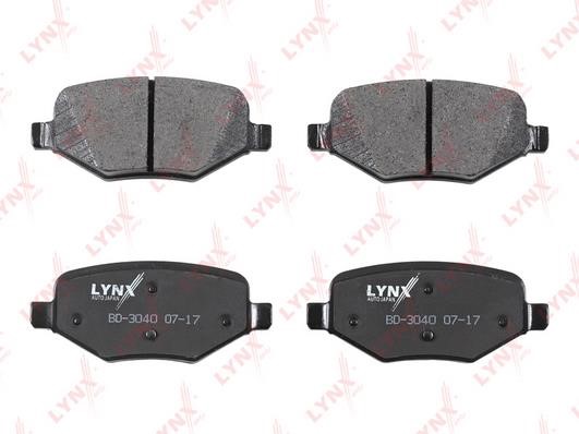 LYNXauto BD-3040 Brake Pad Set, disc brake BD3040