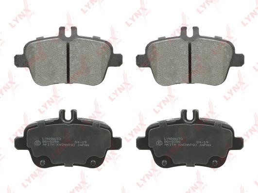 LYNXauto BD-5358 Brake Pad Set, disc brake BD5358