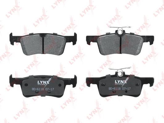 LYNXauto BD-6118 Brake Pad Set, disc brake BD6118