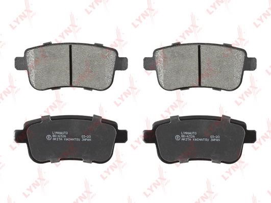 LYNXauto BD-6326 Rear disc brake pads, set BD6326