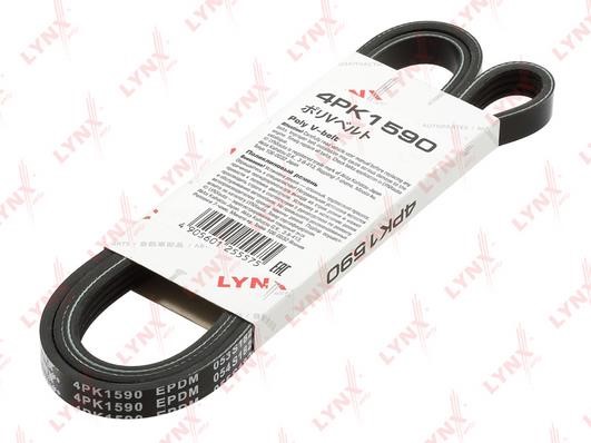 LYNXauto 4PK1590 V-Ribbed Belt 4PK1590