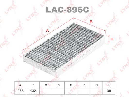 LYNXauto LAC-896C Filter, interior air LAC896C