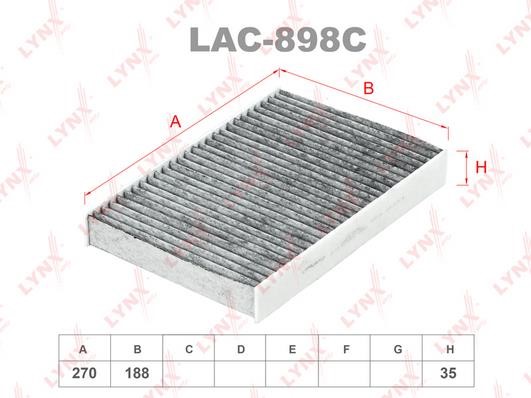LYNXauto LAC-898C Filter, interior air LAC898C