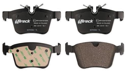 Brake pad set Breck 22141 00 554 00