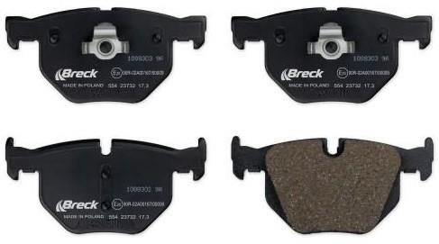 Breck 23732 00 554 00 Brake Pad Set, disc brake 237320055400