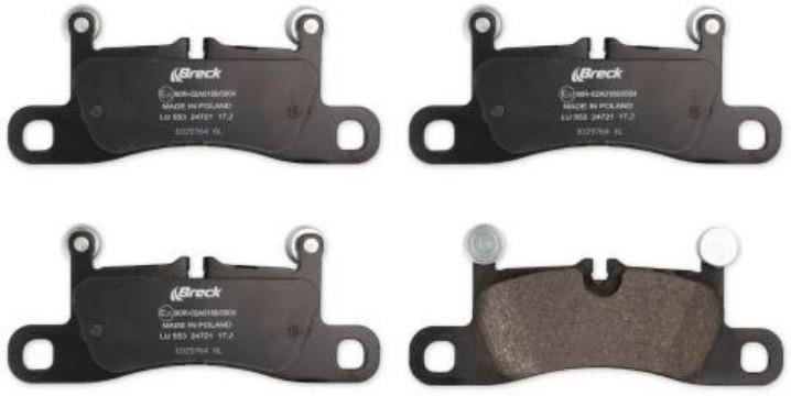 Breck 24721 00 553 00 Brake Pad Set, disc brake 247210055300