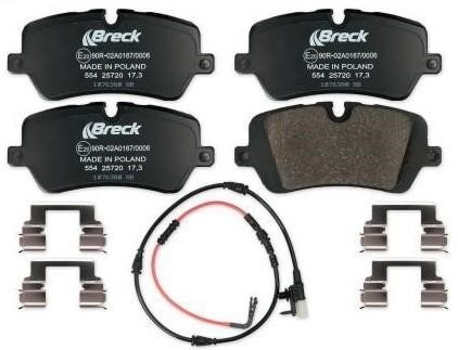 Breck 25720 00 554 00 Brake Pad Set, disc brake 257200055400