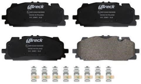 Breck 25861 00 553 00 Brake Pad Set, disc brake 258610055300