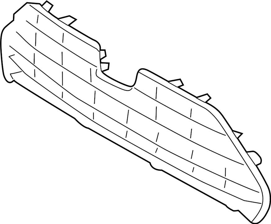 5310242010 Toyota Grille radiator