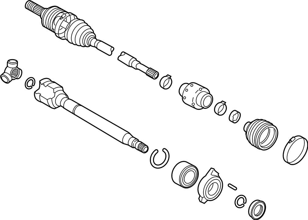 Toyota 43410-06A01 Drive shaft 4341006A01 4341006A01 Toyota Drive shaft